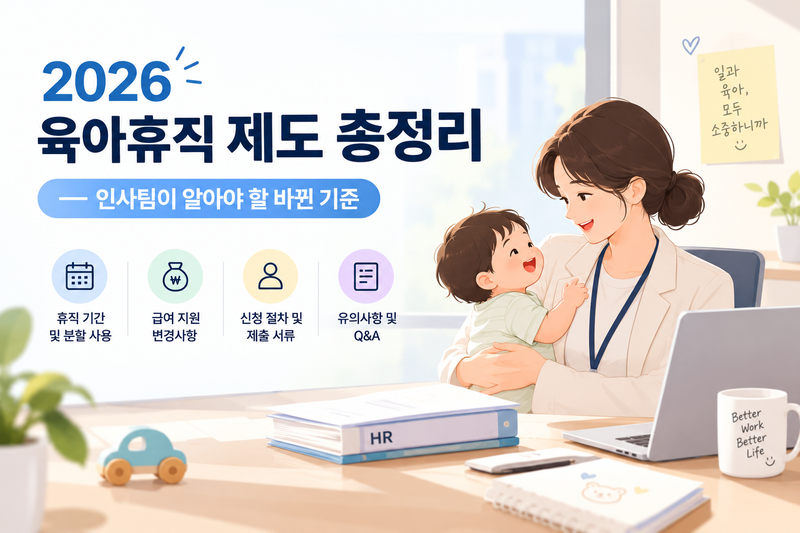 2026 육아휴직 제도 총정리