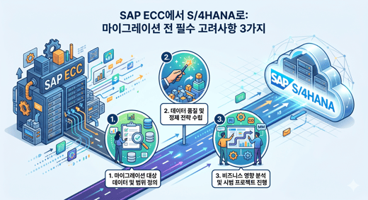 ECC에서 S/4HANA로, 마이그레이션 전에 꼭 알아야 할 3가지
