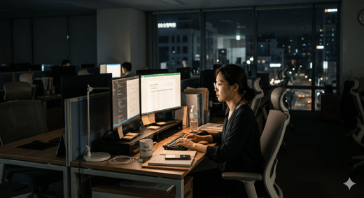 SAP 쓰는 회사, 왜 월말만 되면 야근할까 — 결산이 3일 걸리는 진짜 이유