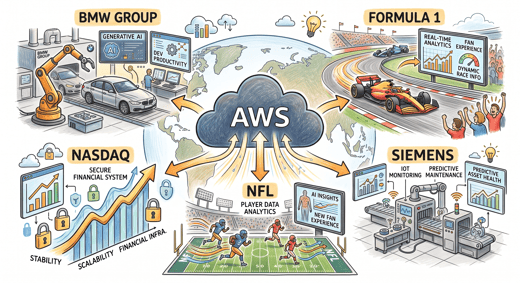 글로벌 기업은 AWS를 어떻게 활용하고 있을까? -&nbsp;AWS 고객 사례로 살펴본 디지털 혁신 전략