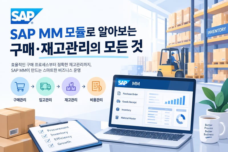 SAP MM로 완성하는 스마트 물류 관리